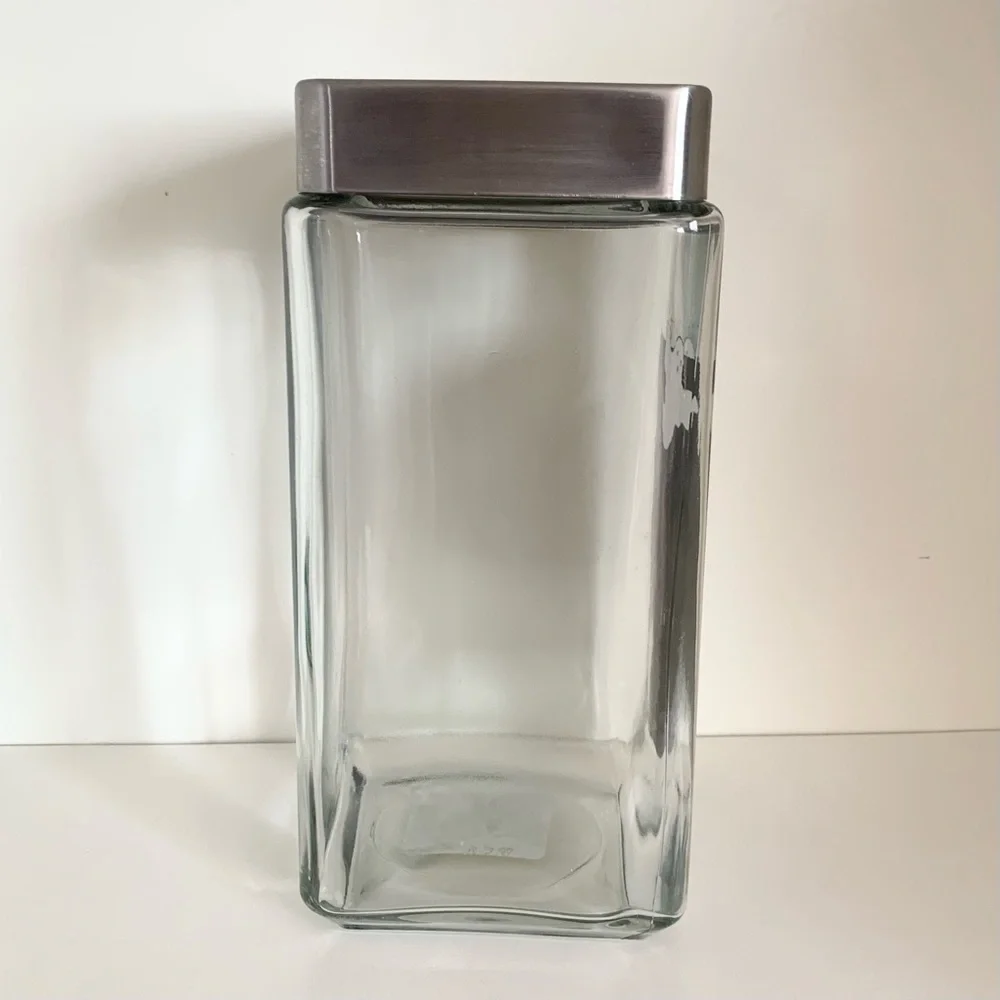 Glass jar with chalkboard ghost Halloween decor made in USA